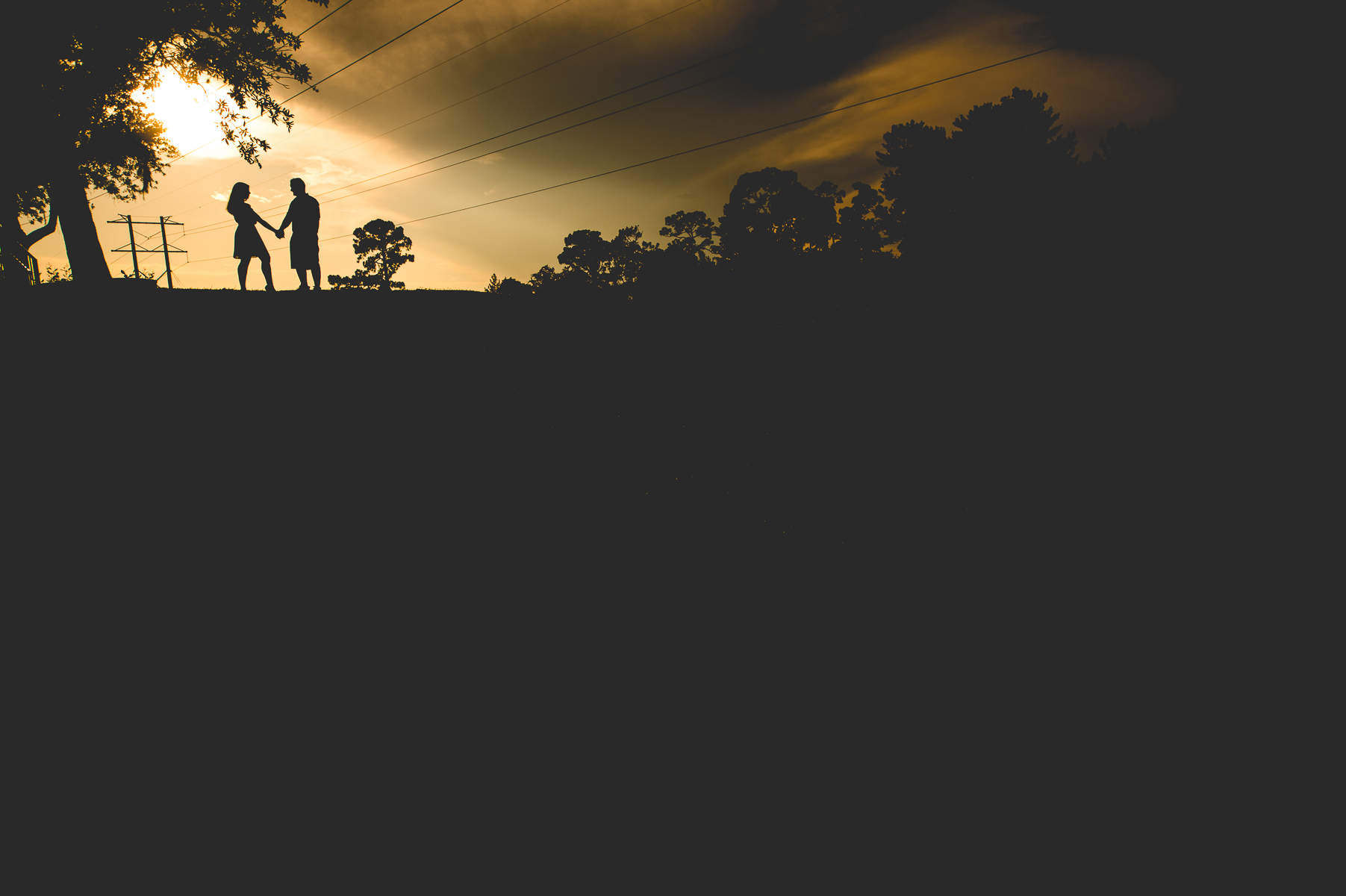 Port Orange Engagement Silhouette Daytona Beach